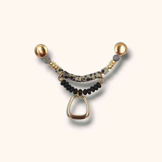 Meteor Gold Necklace Pendant