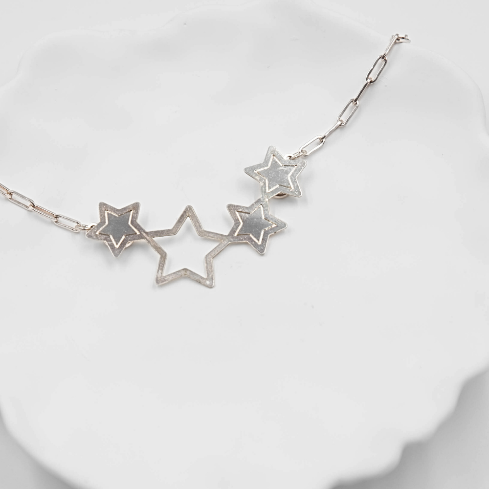 Star Silver Necklace Pendant