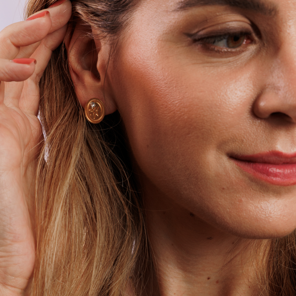 Potone Gold Earrings Pendants