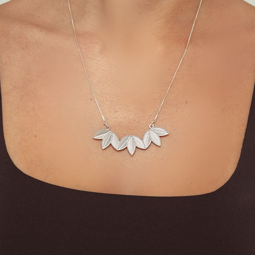 Santorini Silver Necklace Pendant