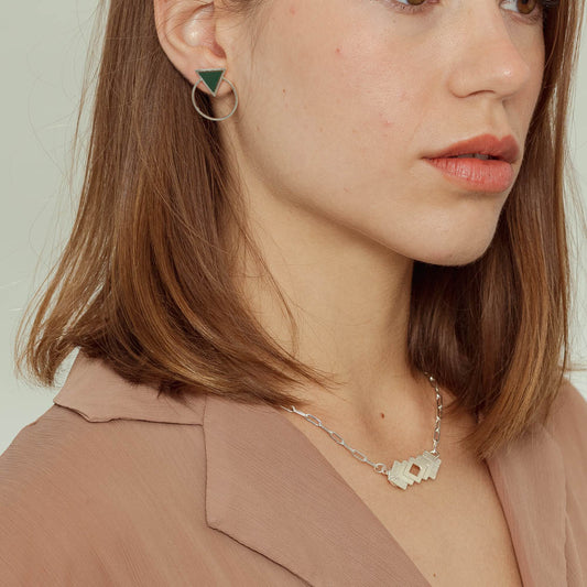 Domus Silver earrings pendants