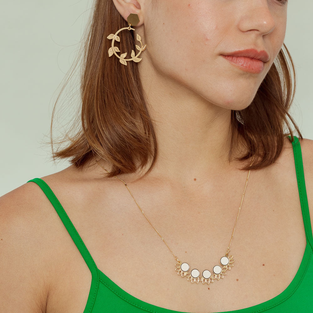 Lefkada Gold Earrings Pendants