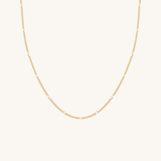 Link necklace "Lucy"  | Gold | Single base