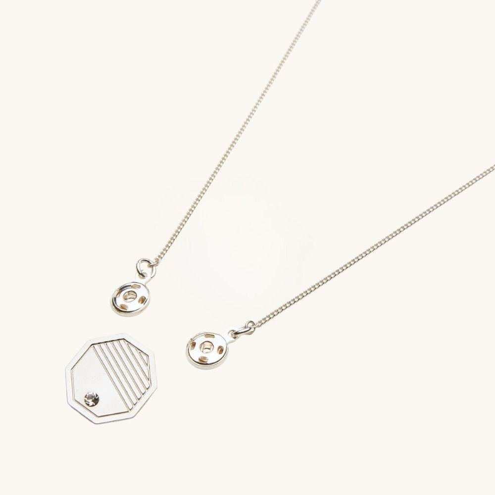 Octa Silver necklace pendant