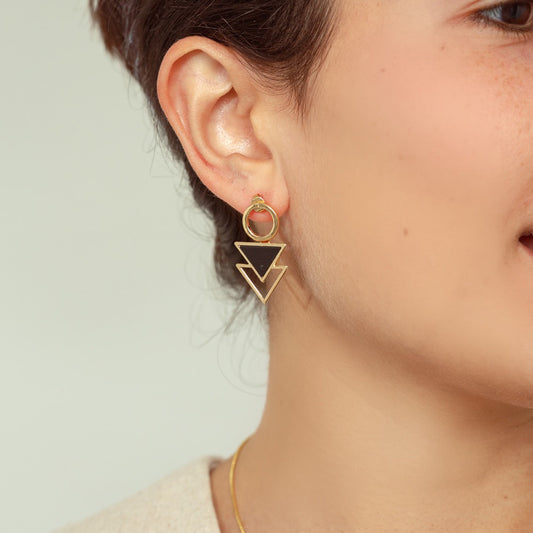 Toulouse Gold Earrings Pendants