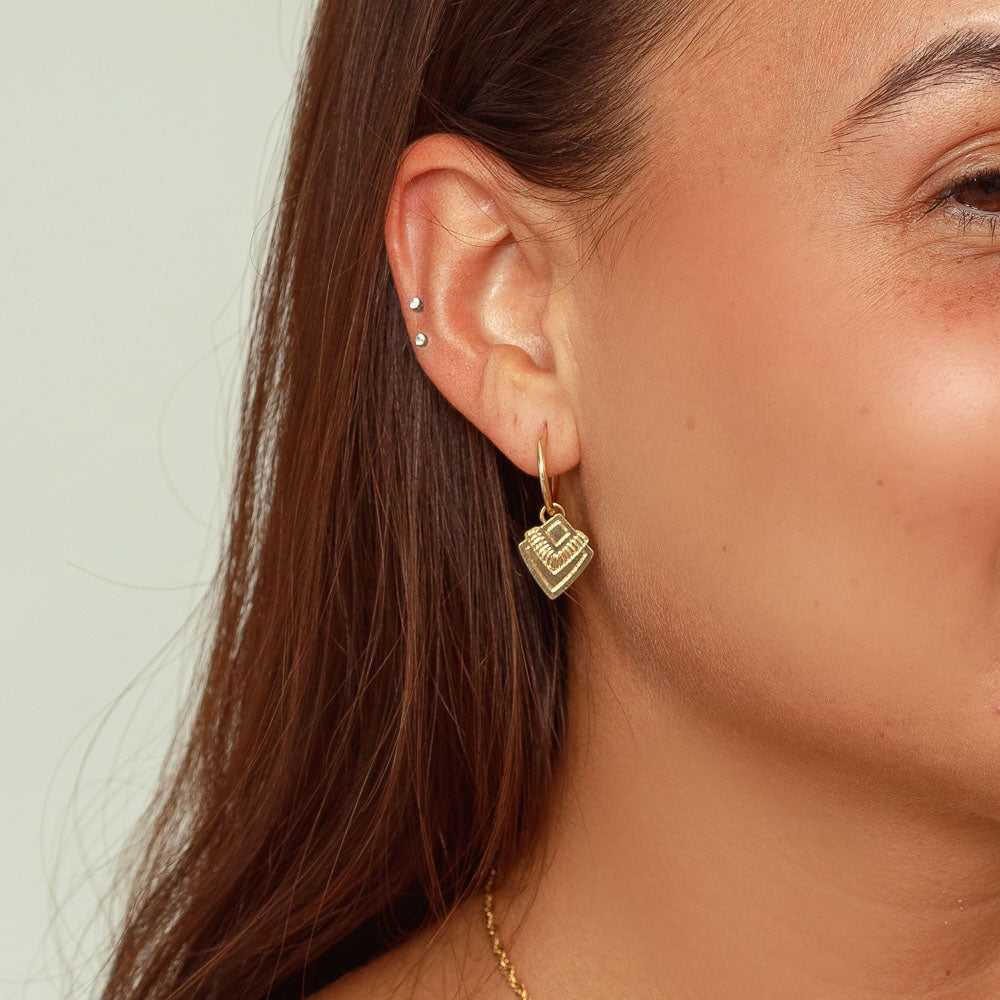 Eliana petit Gold Earrings Pendants
