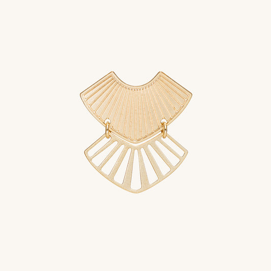 Rene | Gold pendant | Double