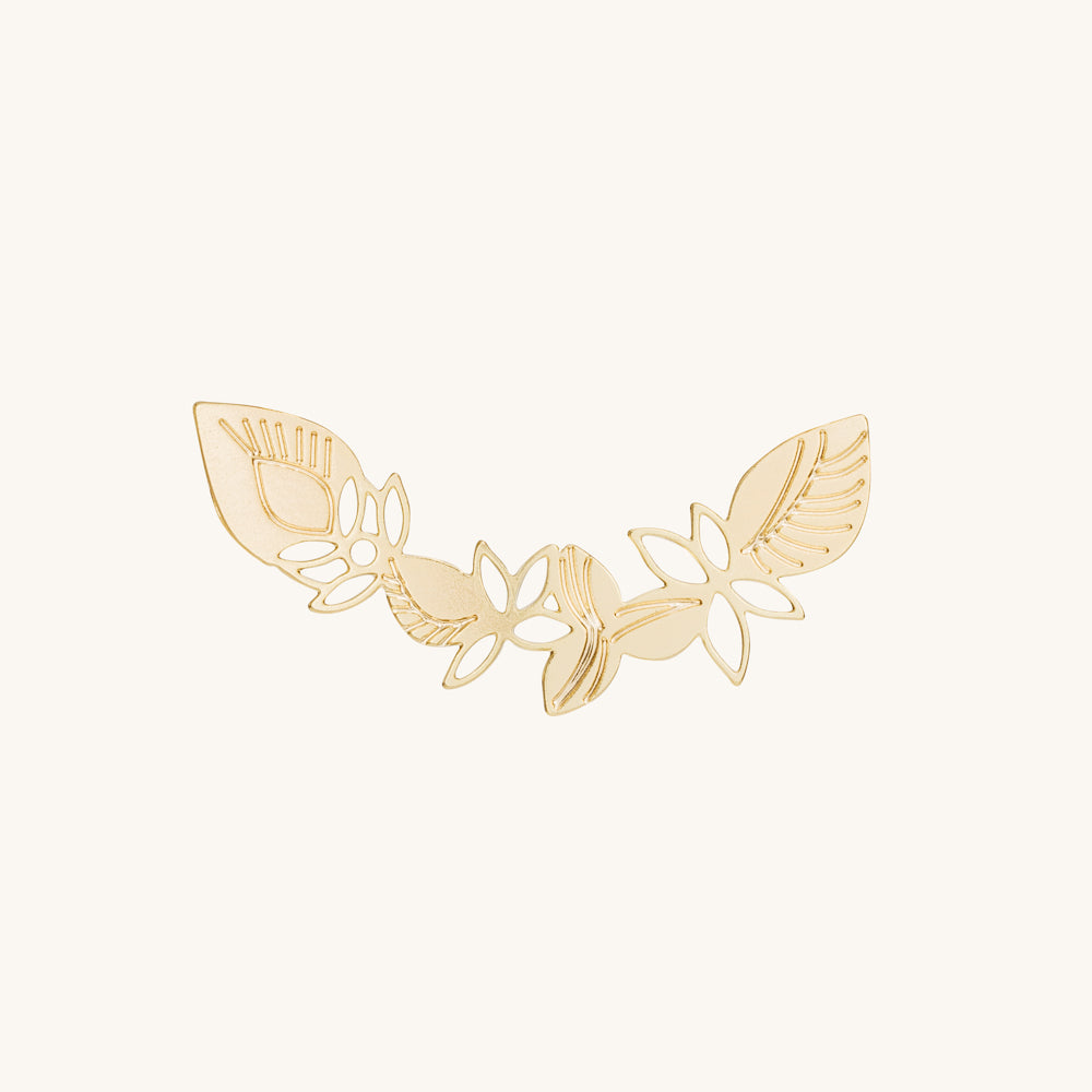 Bloom | Gold pendant | Double