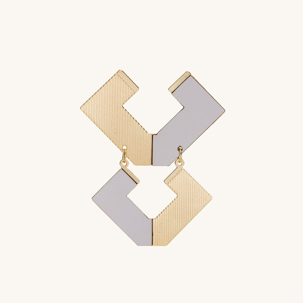 Dolly | Gold pendant | Double