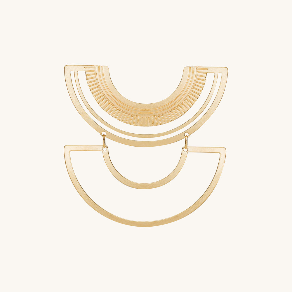 Lavender Gold Necklace Pendant