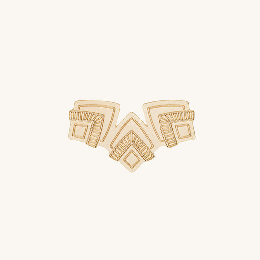 Eliana | Gold pendant | Double