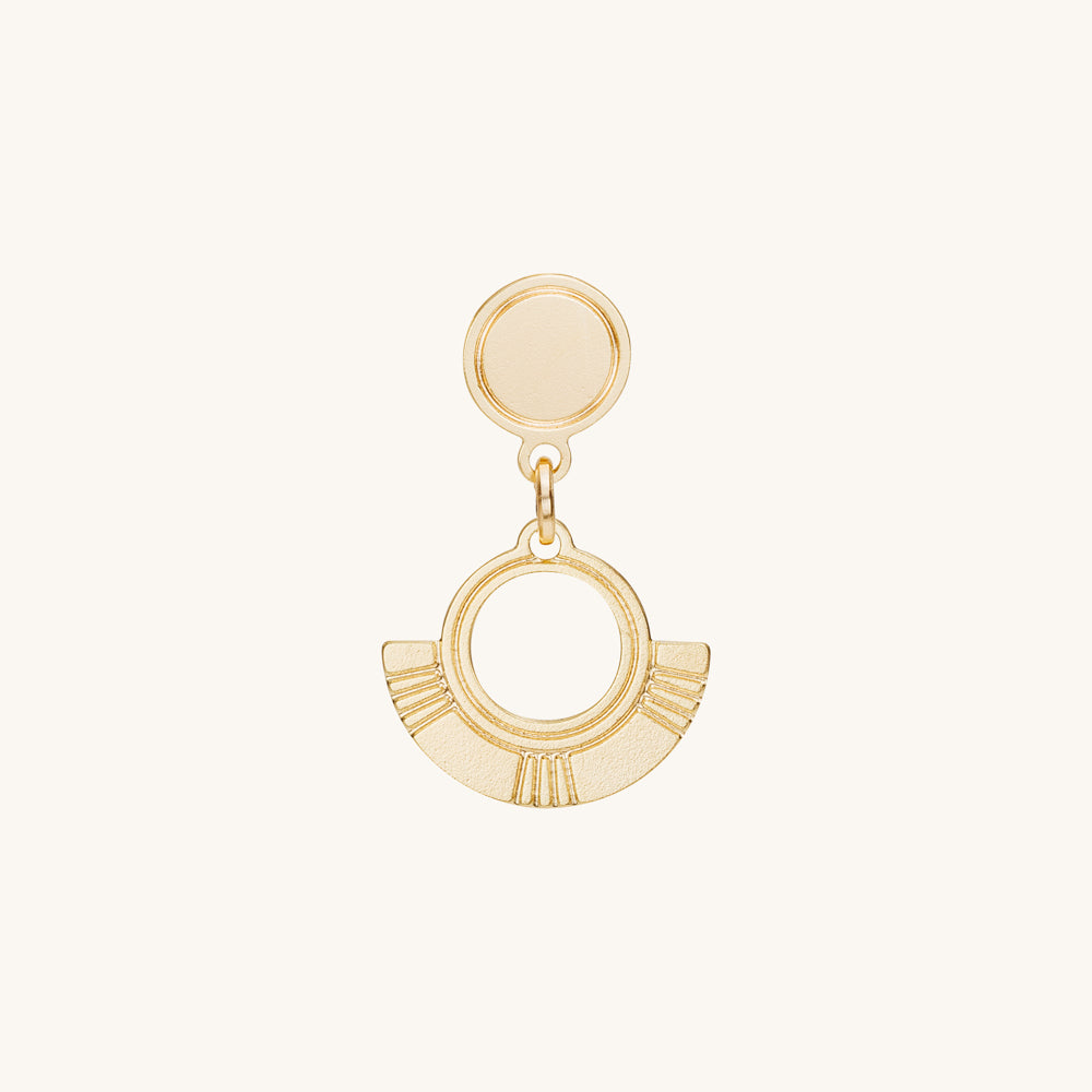 Rhodes Gold earrings pendants