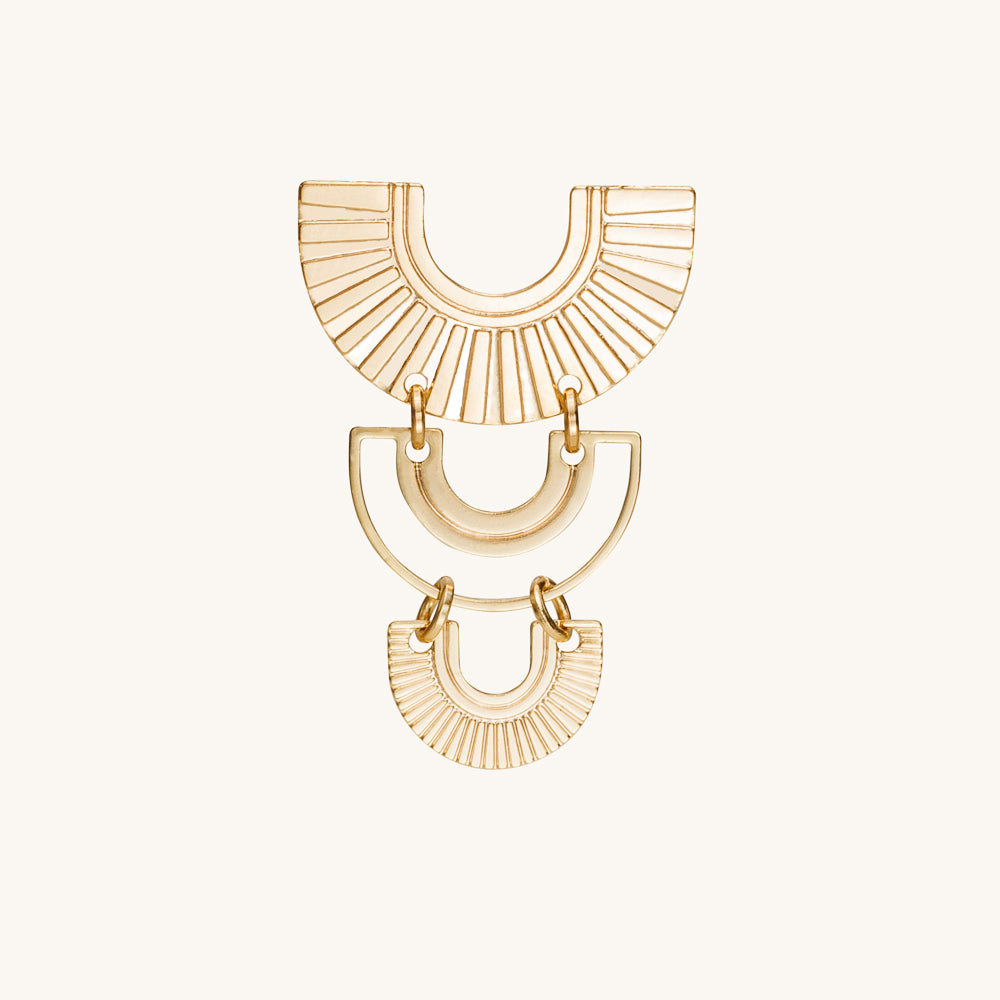 Taj | Gold pendant | Double