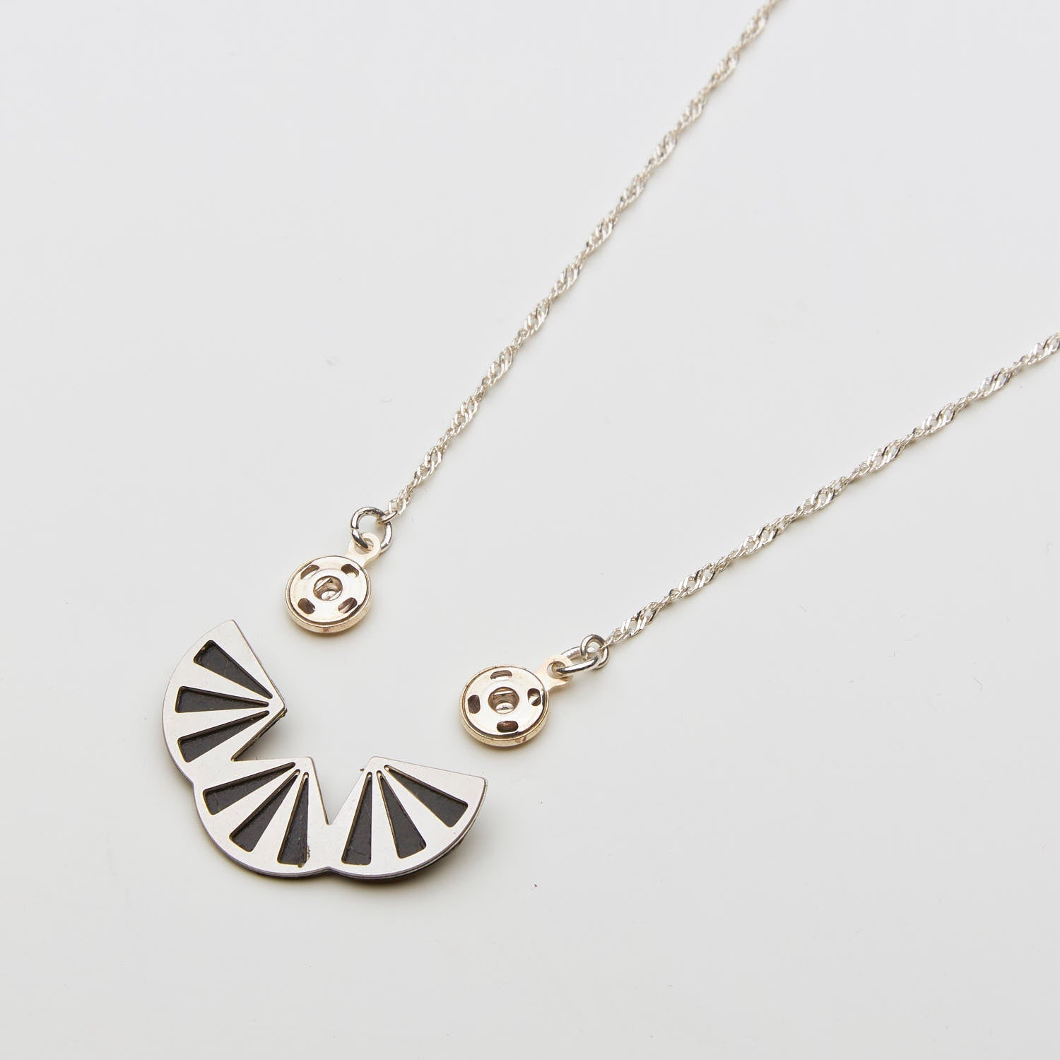 Kyoto | Silver pendant | Double