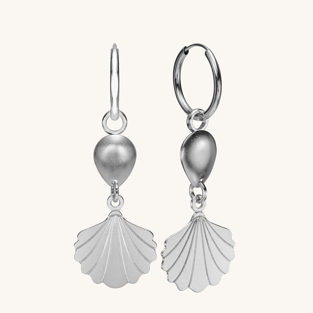 Petit shell | Silver earrings