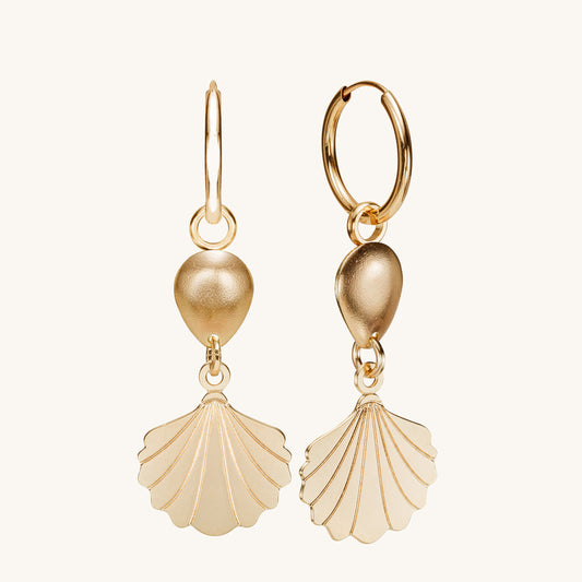 Pair of hanging earring bases | Gold