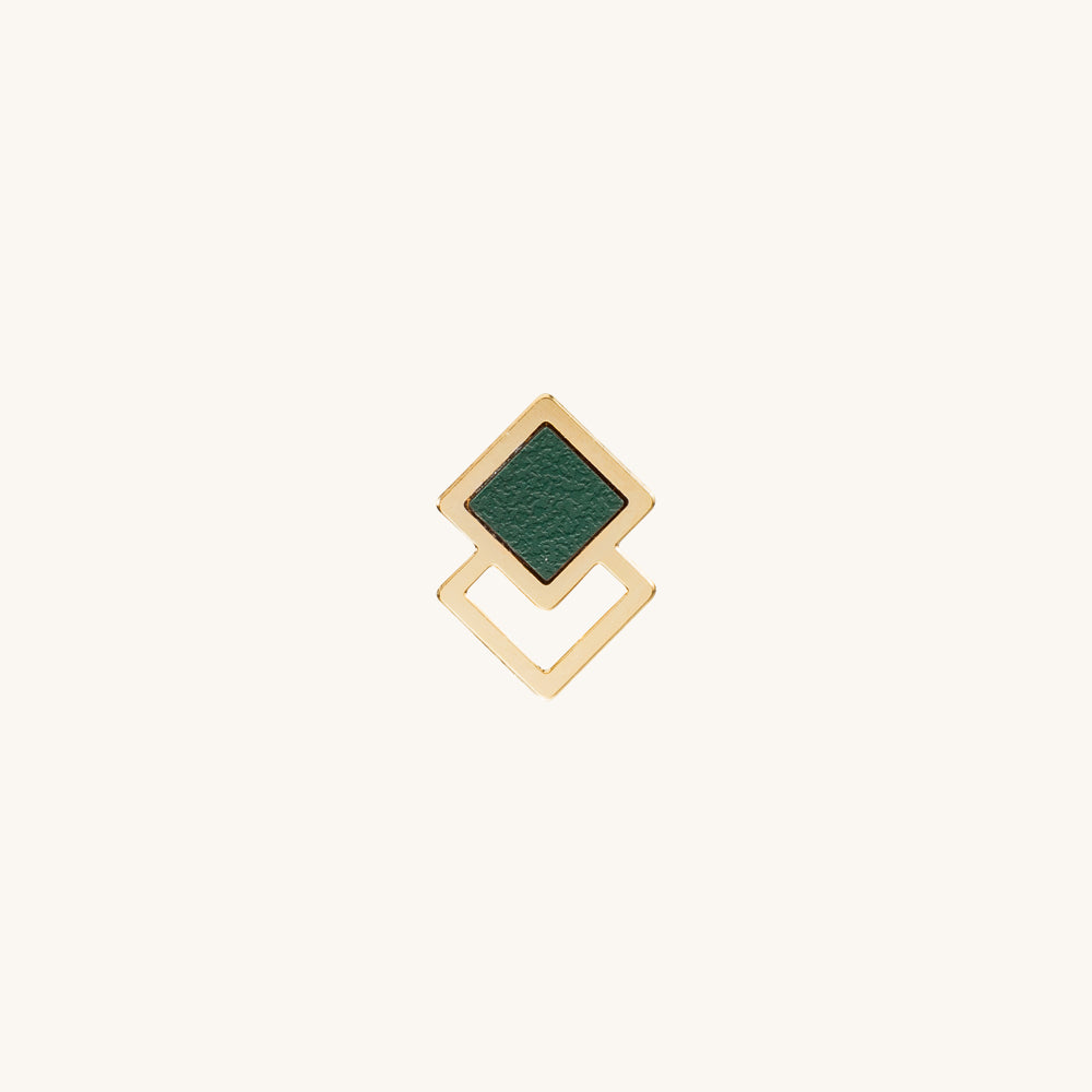 Urban Square | Gold pendant | Single