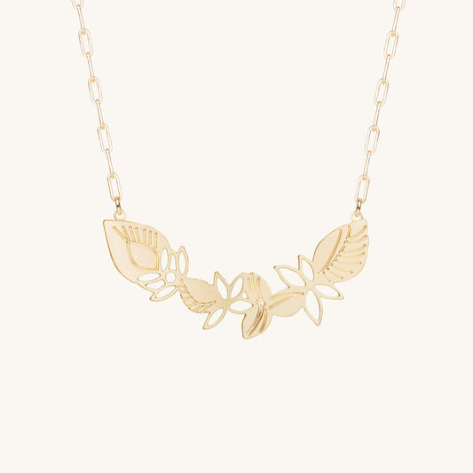 Bloom | Gold necklace