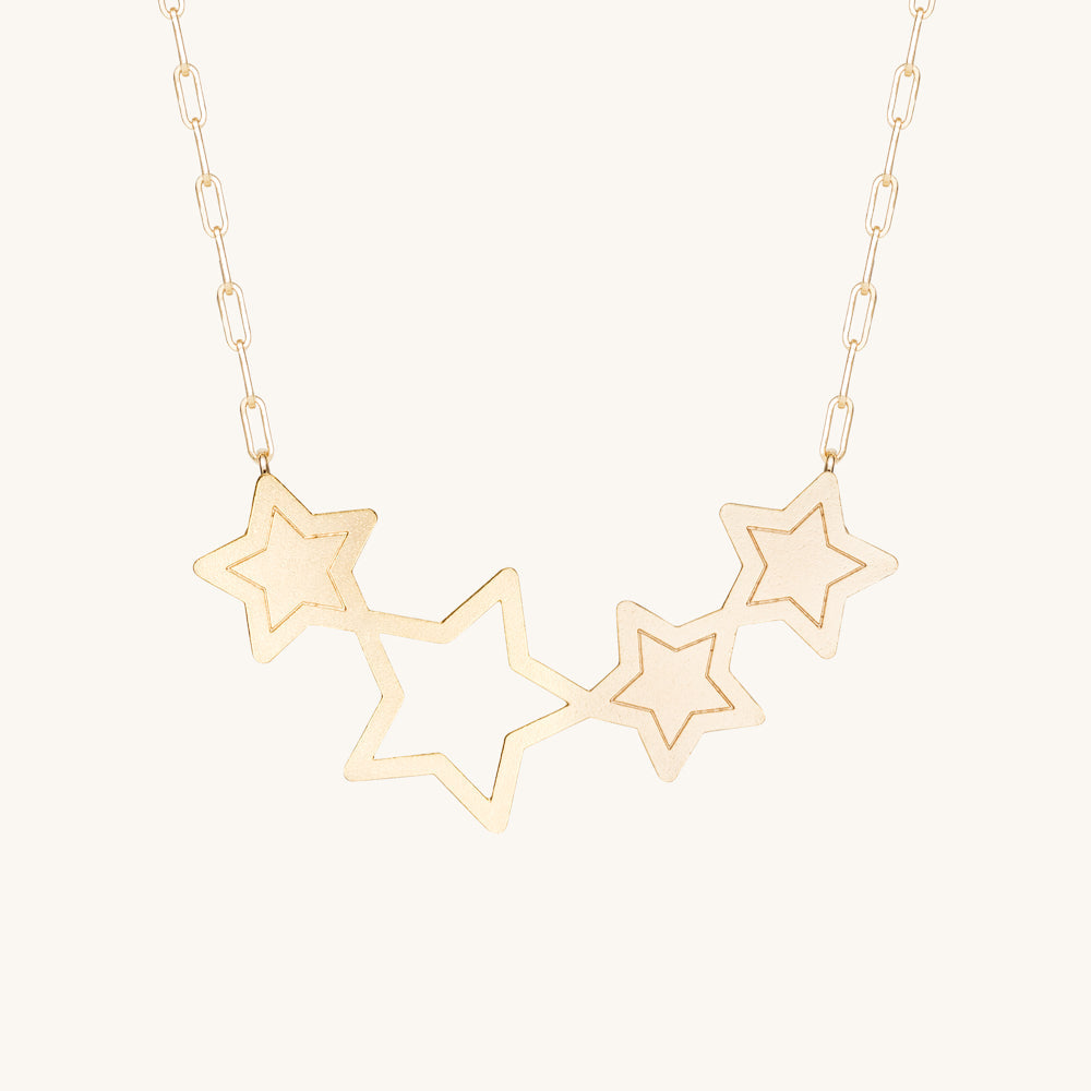 Gold necklace | Star