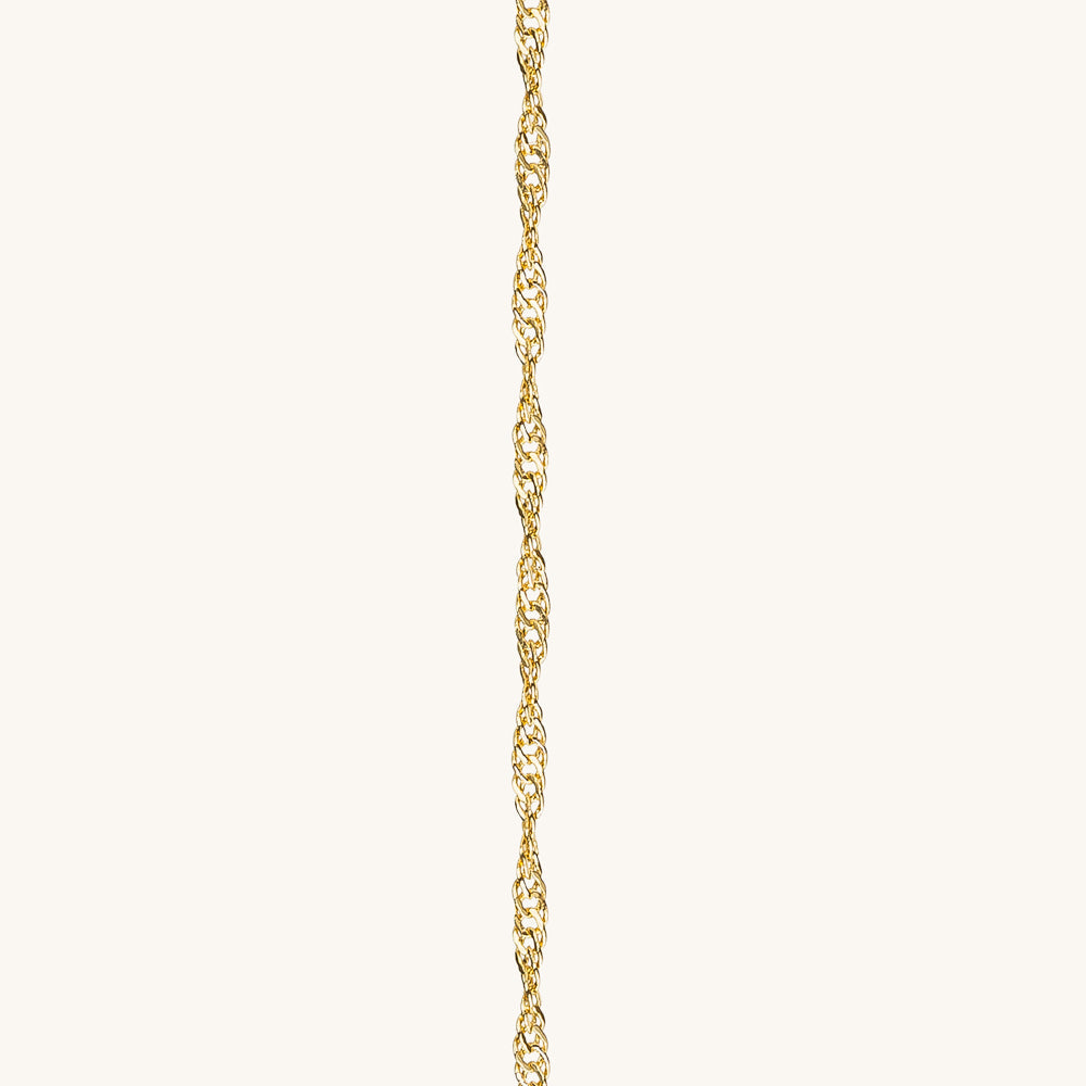 Tear Drop Petite Gold Necklace